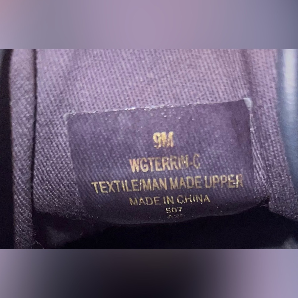 GUESS Women's Blue and Cream Patterned Platform Sneakers - Picture 8 of 10